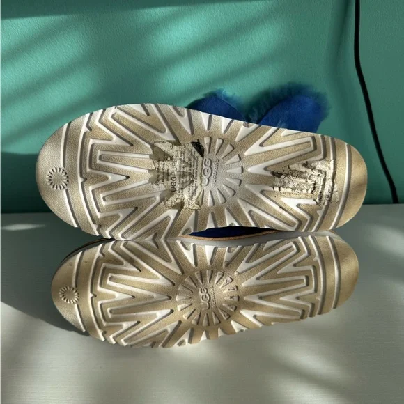 UGG Youth Bailey Button Boots Size 6 Cobalt Blue - Picture 6 of 7